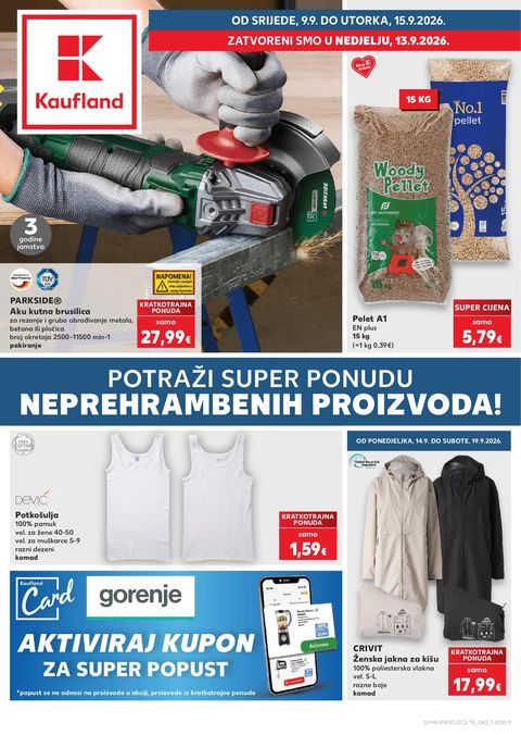 Naslovnica: Kaufland katalog 09.09.2026 - 15.09.2026 (3)