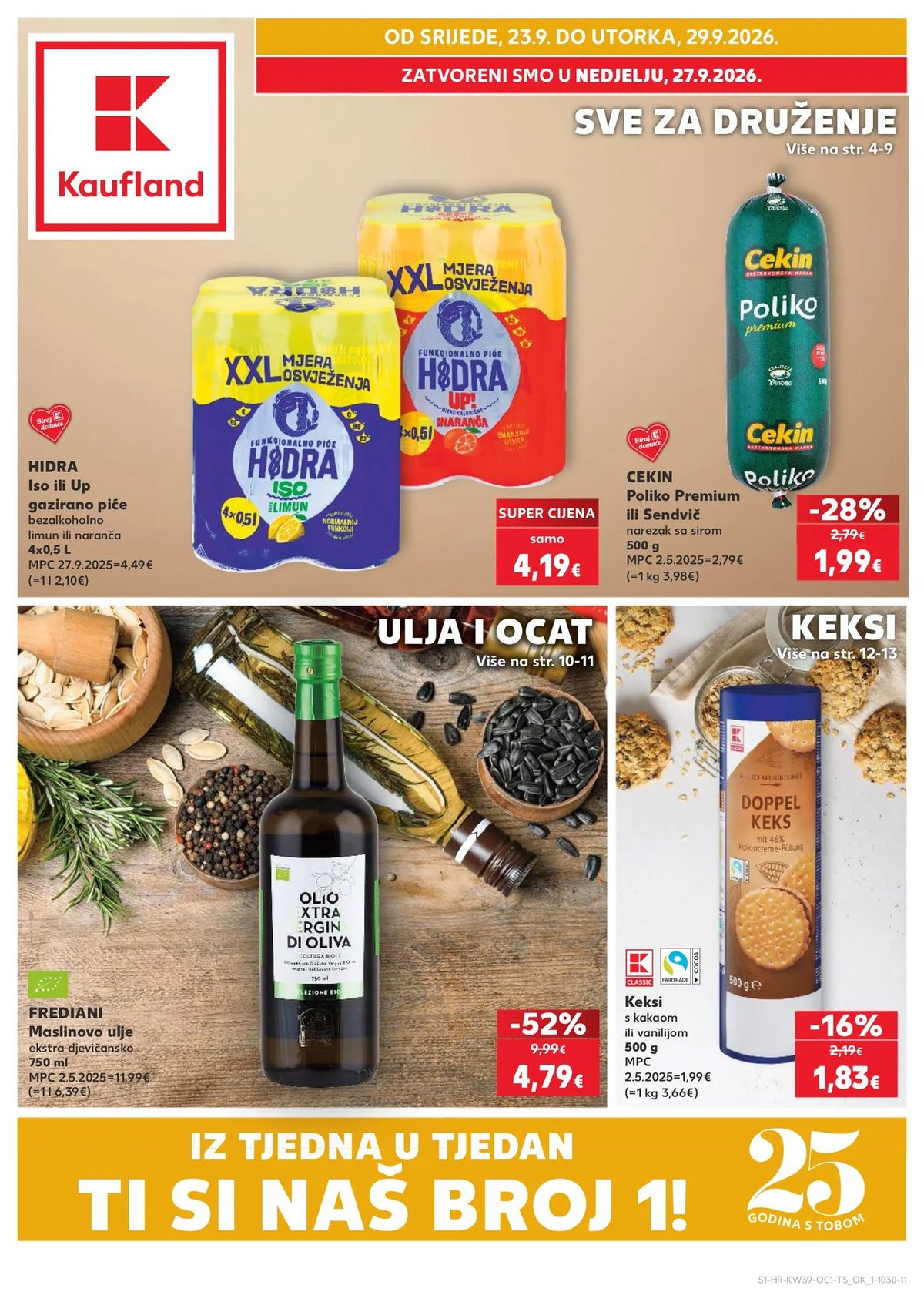 Naslovnica Kaufland katalog (2) do 29.9., 78 proizvoda u akciji, vrijedi 20. 09. 2026. – 29. 09. 2026.