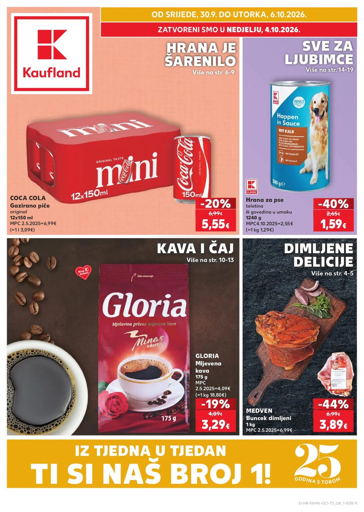Naslovnica Kaufland katalog (2) do 6.10., 121 proizvoda u akciji, vrijedi 27. 09. 2026. – 06. 10. 2026.