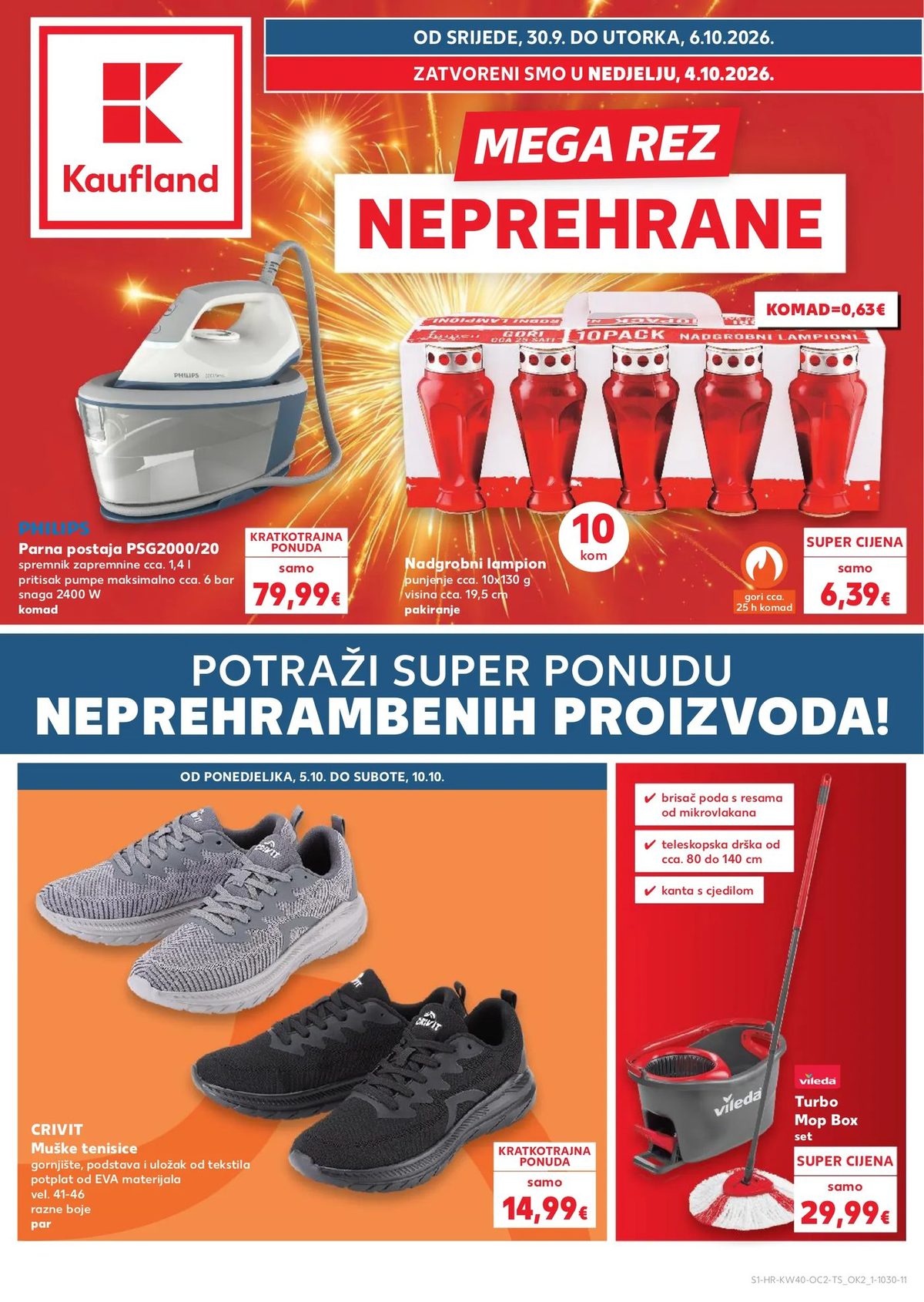 Naslovnica Kaufland katalog (3) do 6.10., 151 proizvoda u akciji, vrijedi 27. 09. 2026. – 06. 10. 2026.