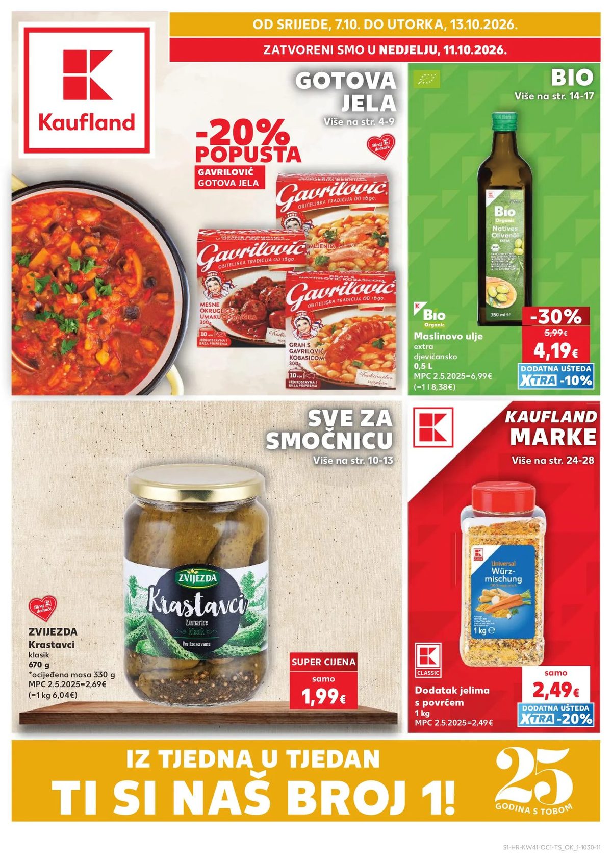 Naslovnica: Kaufland katalog 07.10.2026 - 13.10.2026 (2)