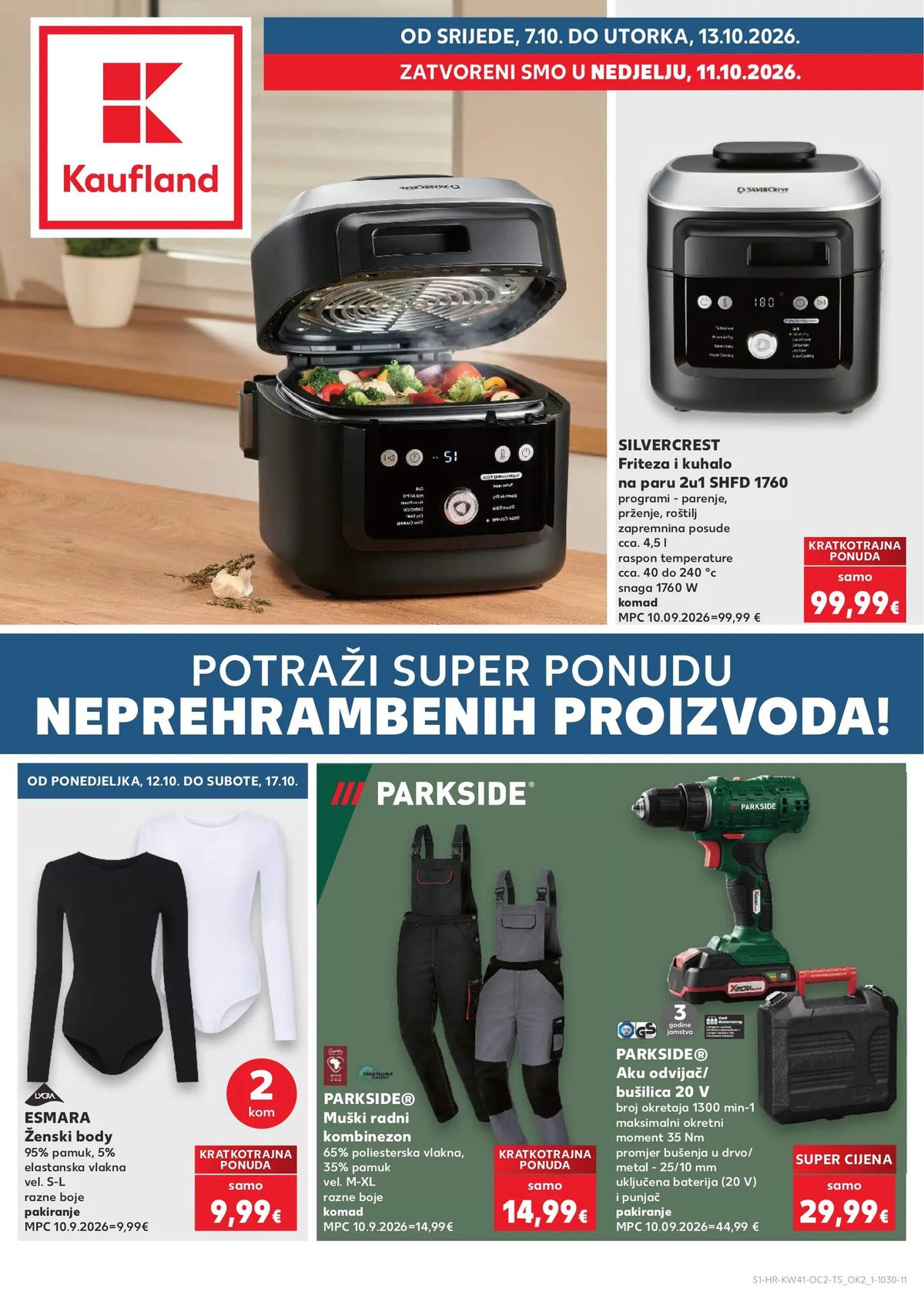 Naslovnica: Kaufland katalog 07.10.2026 - 13.10.2026 (3)