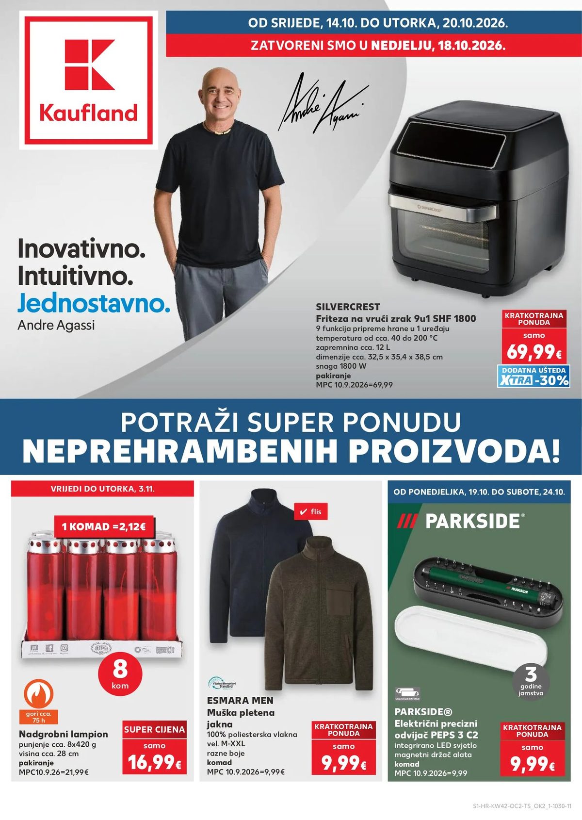 Naslovnica Kaufland katalog (3) do 20.10., 141 proizvoda u akciji, vrijedi 11. 10. 2026. – 20. 10. 2026.