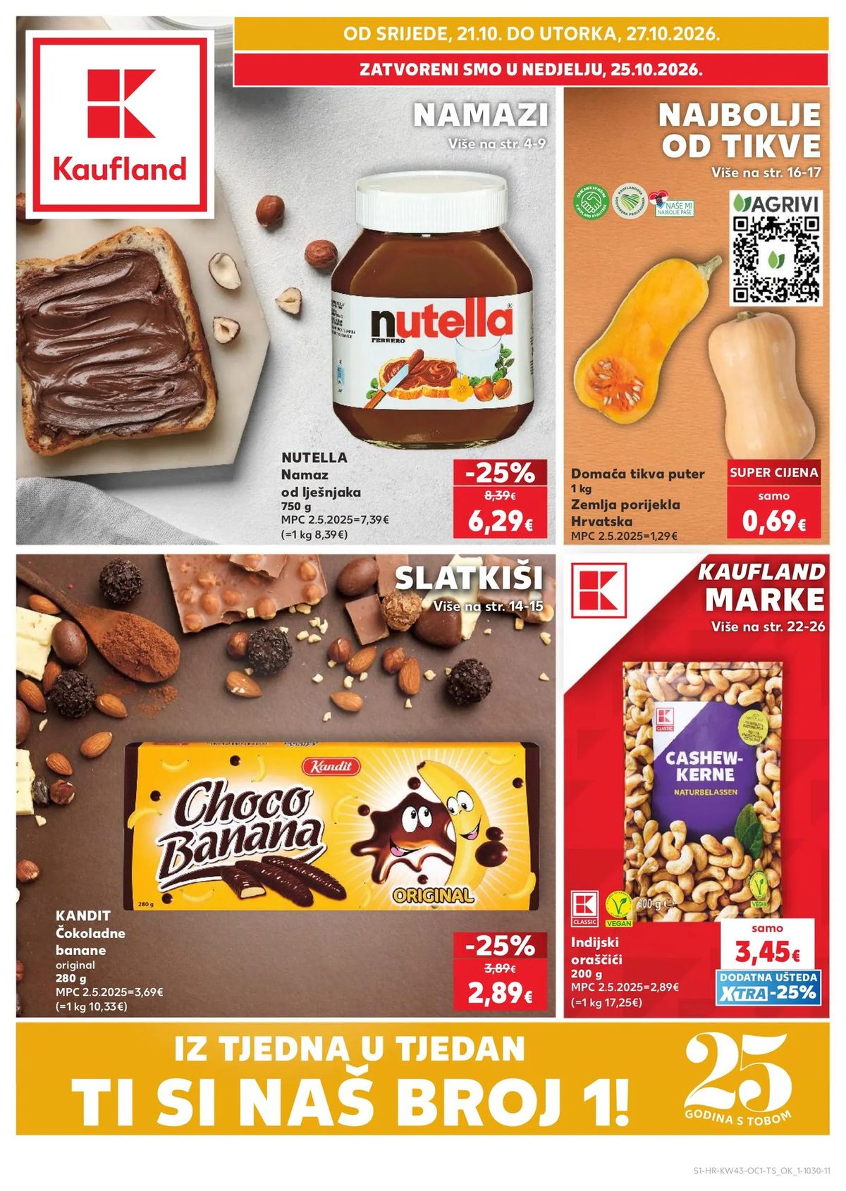 Naslovnica Kaufland katalog (2) do 27.10., 60 proizvoda u akciji, vrijedi 18. 10. 2026. – 27. 10. 2026.