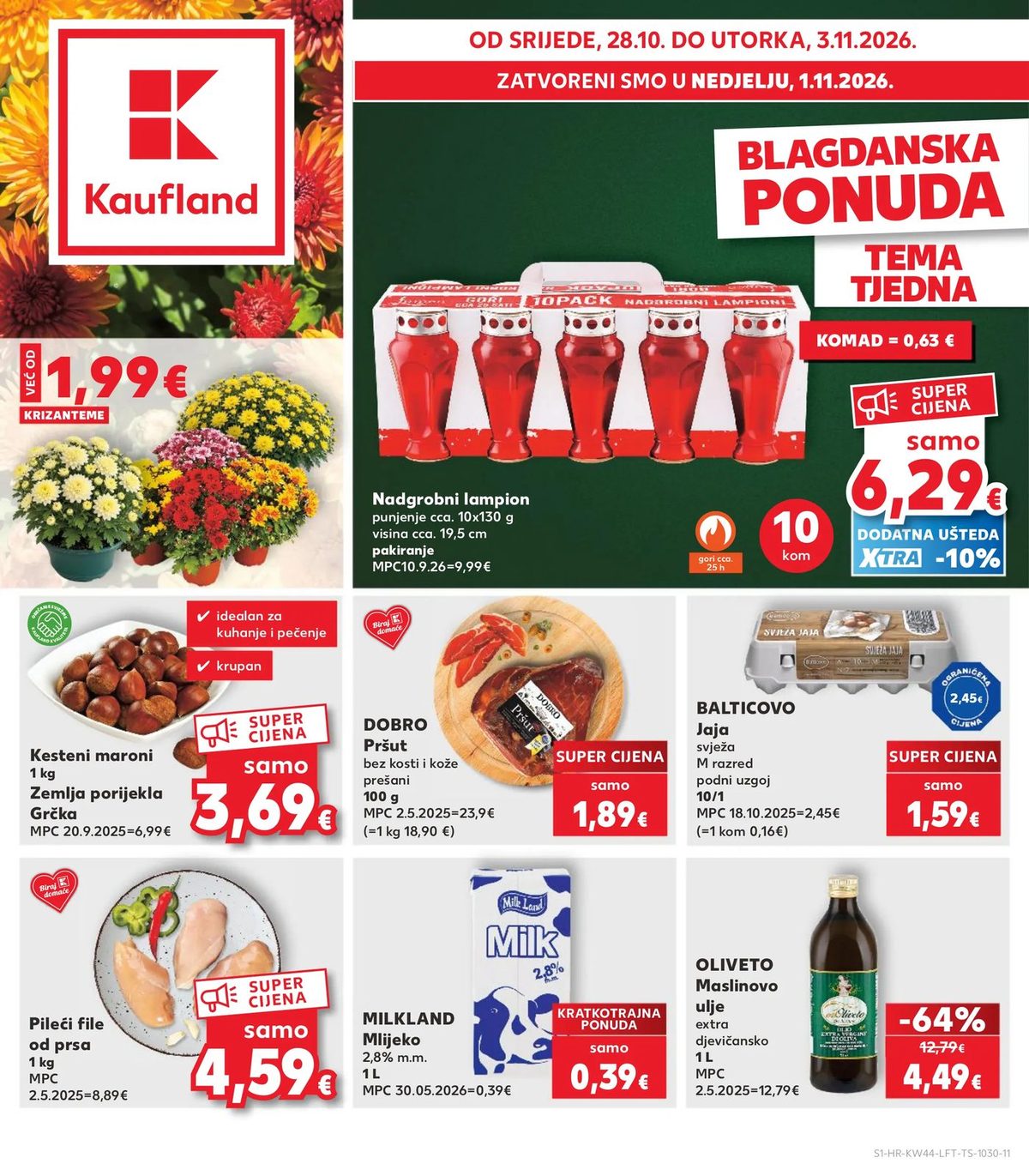 Naslovnica: Kaufland katalog 28.10.2026 - 03.11.2026 (1)