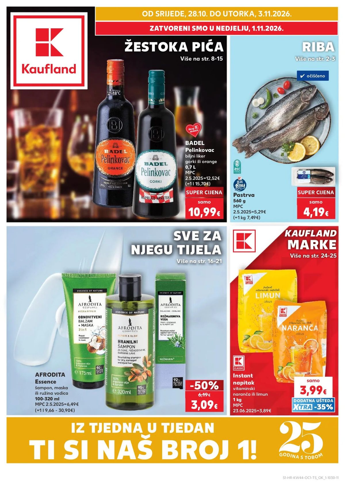 Naslovnica: Kaufland katalog 28.10.2026 - 03.11.2026 (2)