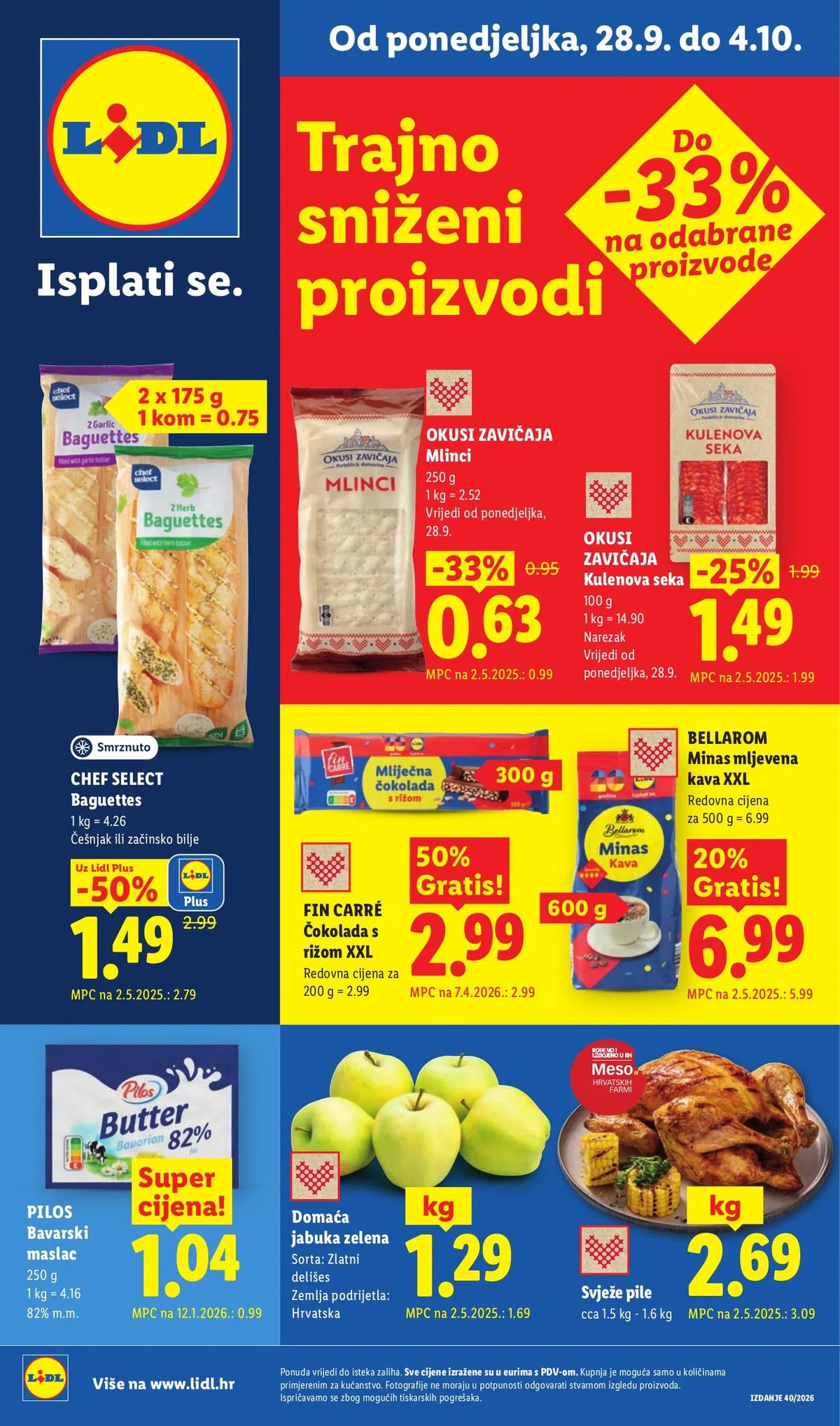 Naslovnica Lidl katalog Od ponedjeljka do 4.10., 367 proizvoda u akciji, vrijedi 24. 09. 2026. – 04. 10. 2026.