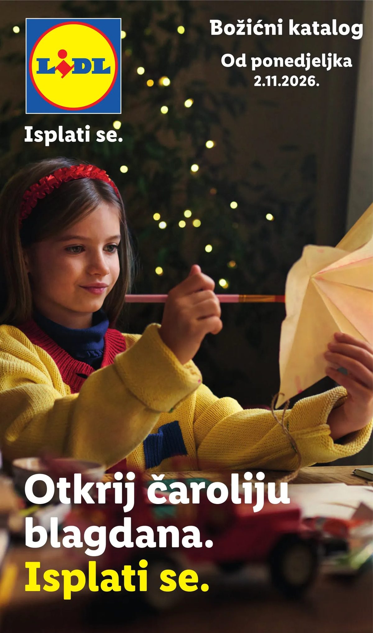 Naslovnica Lidl katalog Otkrij čaroliju blagdana (1), 45 proizvoda u akciji, vrijedi 29. 10. 2026. – 31. 12. 2026.
