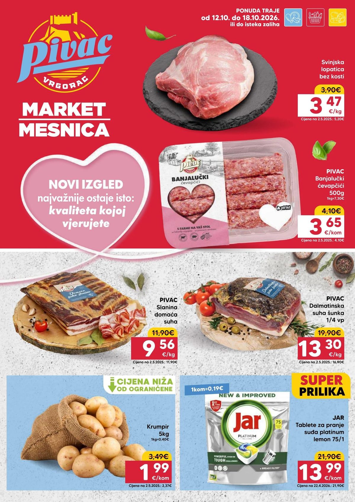 Naslovnica Pivac katalog do 18.10., 150 proizvoda u akciji, vrijedi 12. 10. 2026. – 18. 10. 2026.