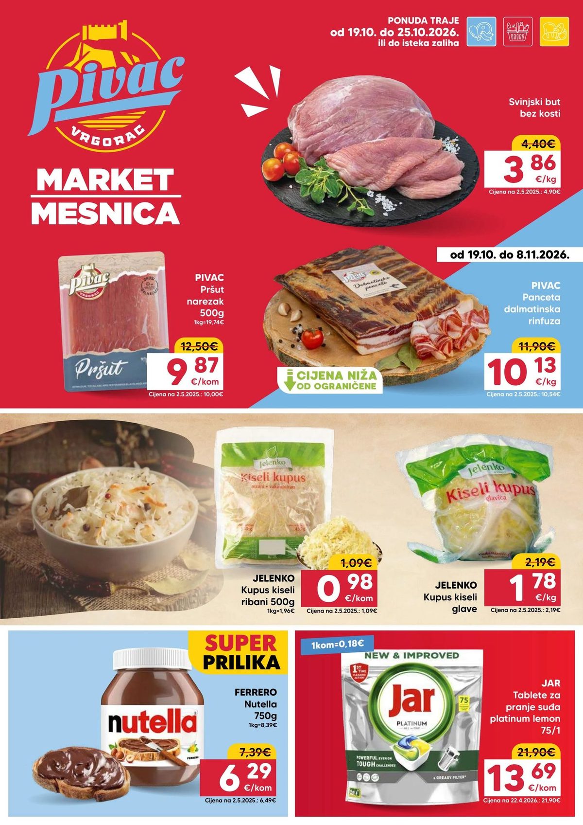 Naslovnica Pivac katalog do 25.10., 156 proizvoda u akciji, vrijedi 19. 10. 2026. – 25. 10. 2026.