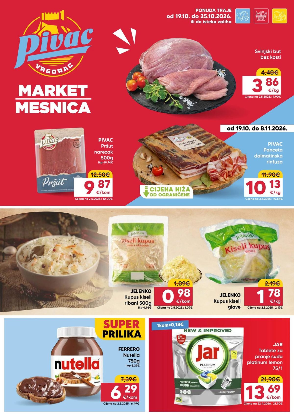 Naslovnica Pivac katalog do 25.10., 156 proizvoda u akciji, vrijedi 19. 10. 2026. – 25. 10. 2026.