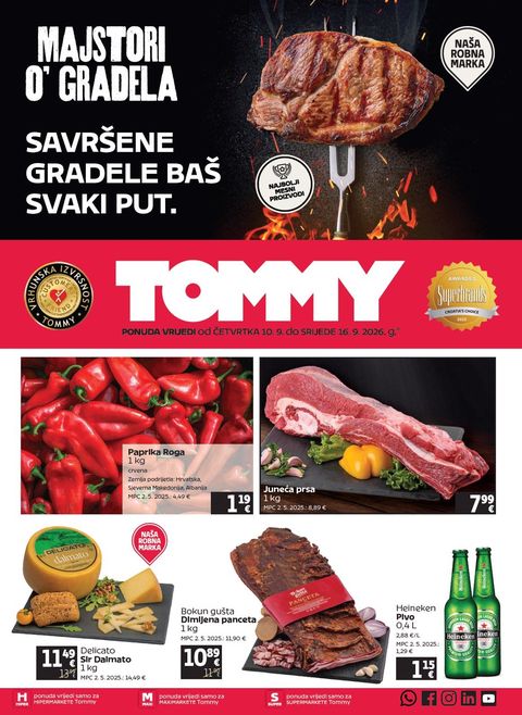 Naslovnica: Tommy akcijski katalog 10.09.2026. – 16.09.2026.